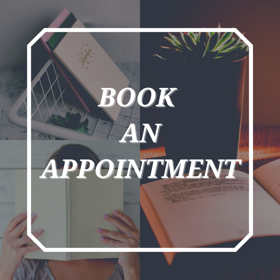 Image says book an appointment